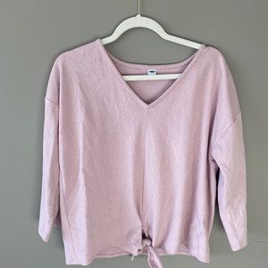 Lavender long sleeve top (Sz. L)